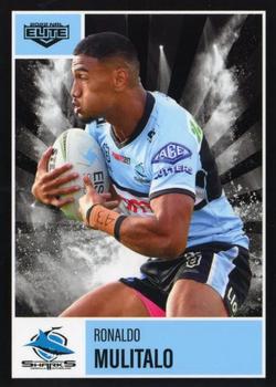 2022 NRL Elite #034 Ronaldo Mulitalo Front